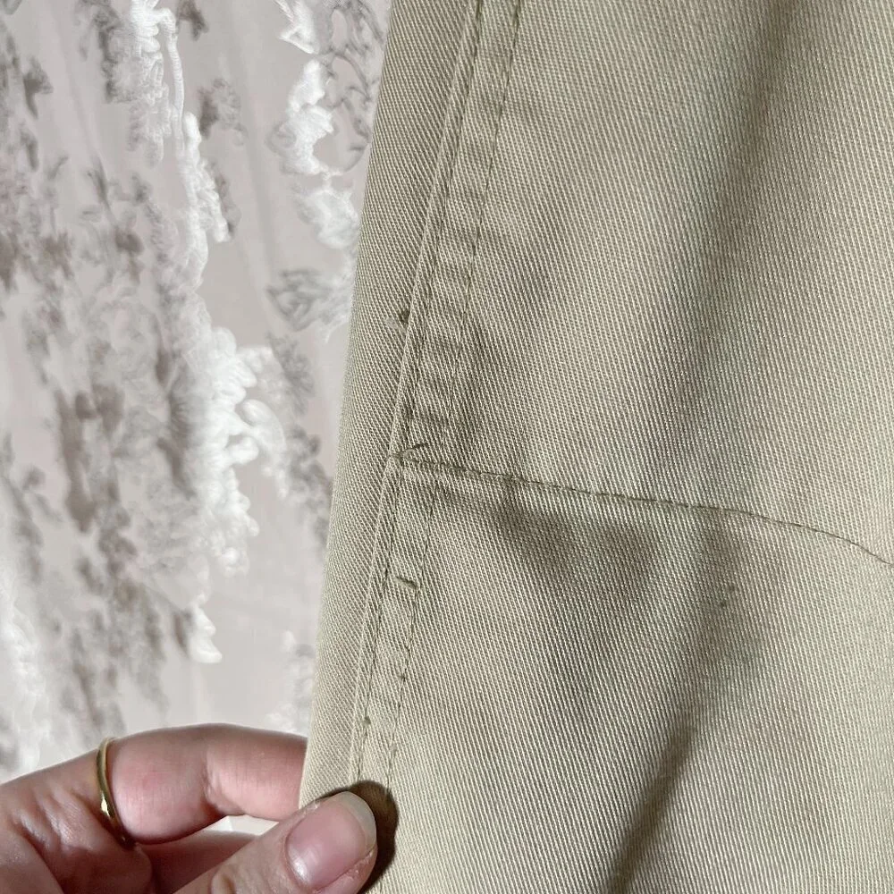 Vintage Levi's Men's Khaki Drawstring Straight Leg Pants Size M